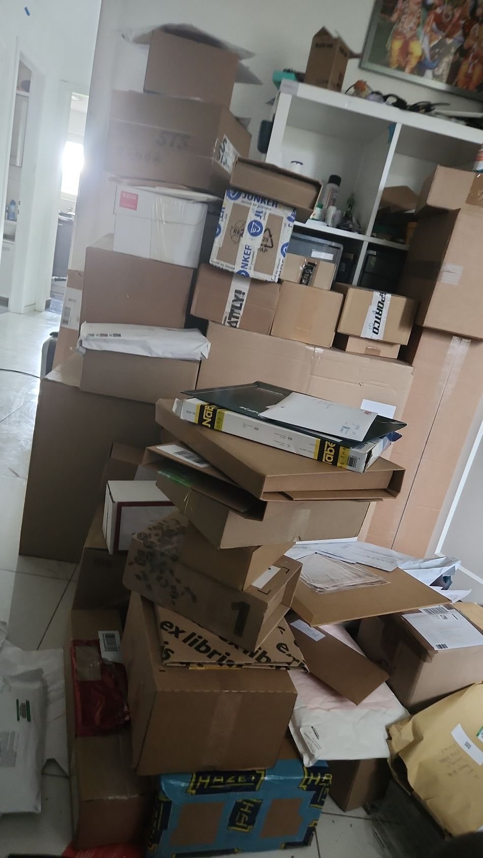Mail pile